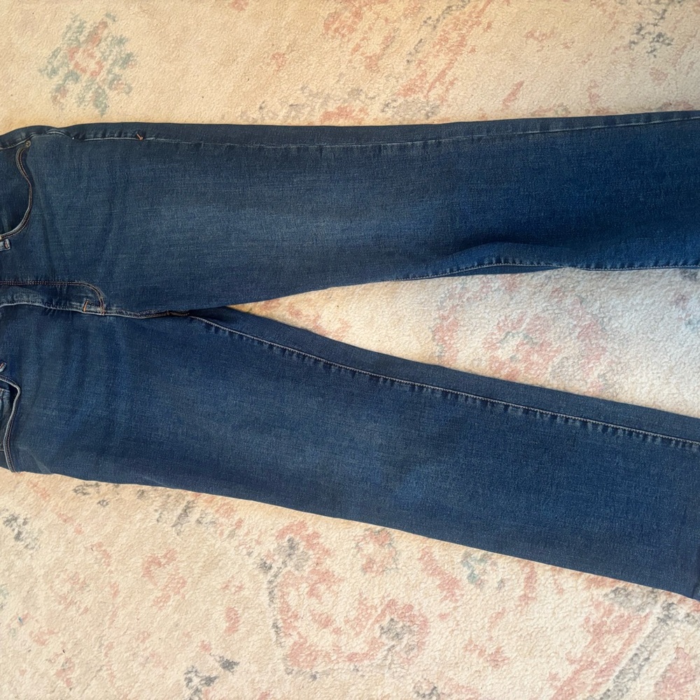 Good American Indigo Straight Leg Jeans